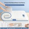Soft Memory Foam Mattress Topper for Students - Single 90x190, Ideal for Dorms & Boarding