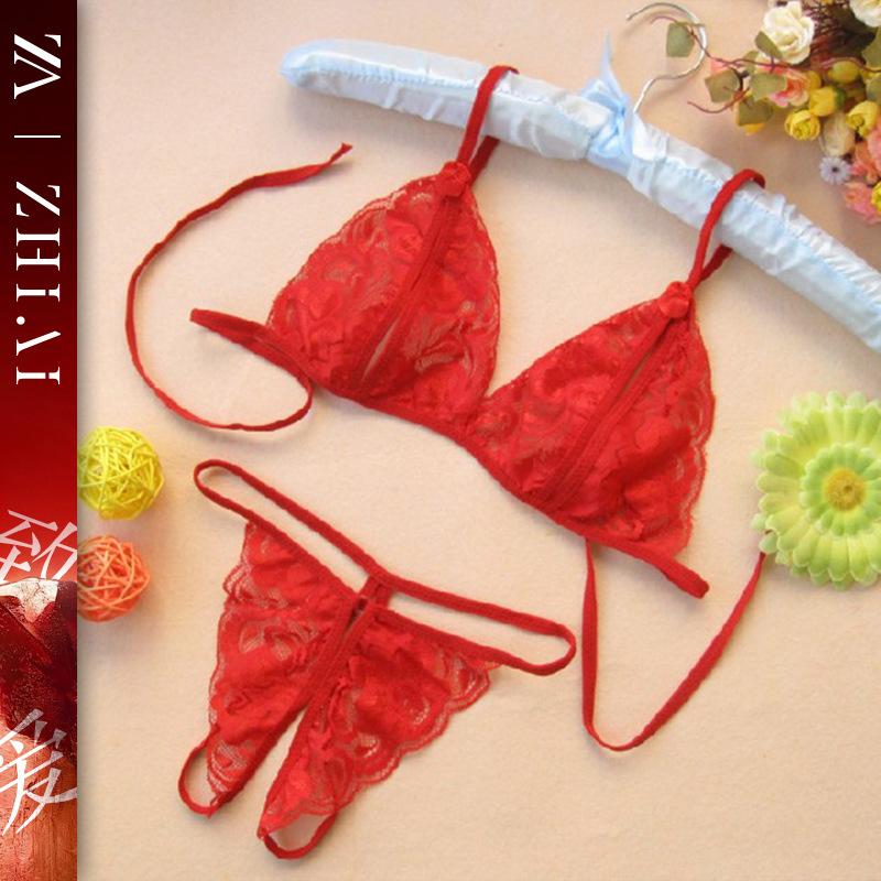 Sex lingerie pure lust sexy three-point crotch free bikini passion tease swimsuit flirting seduction uniform