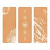 Natural Cork Rubber Yoga Mat Custom Printed Chakra Pattern Non Slip Sweat Absorbent Fitness Pilates Exercise Pad Home Gym Mat