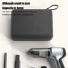 Zipper Closure Car Vacuum Cleaner Storage Bag with Handle Mini Hair Vacuum Organizer  Tool Storage