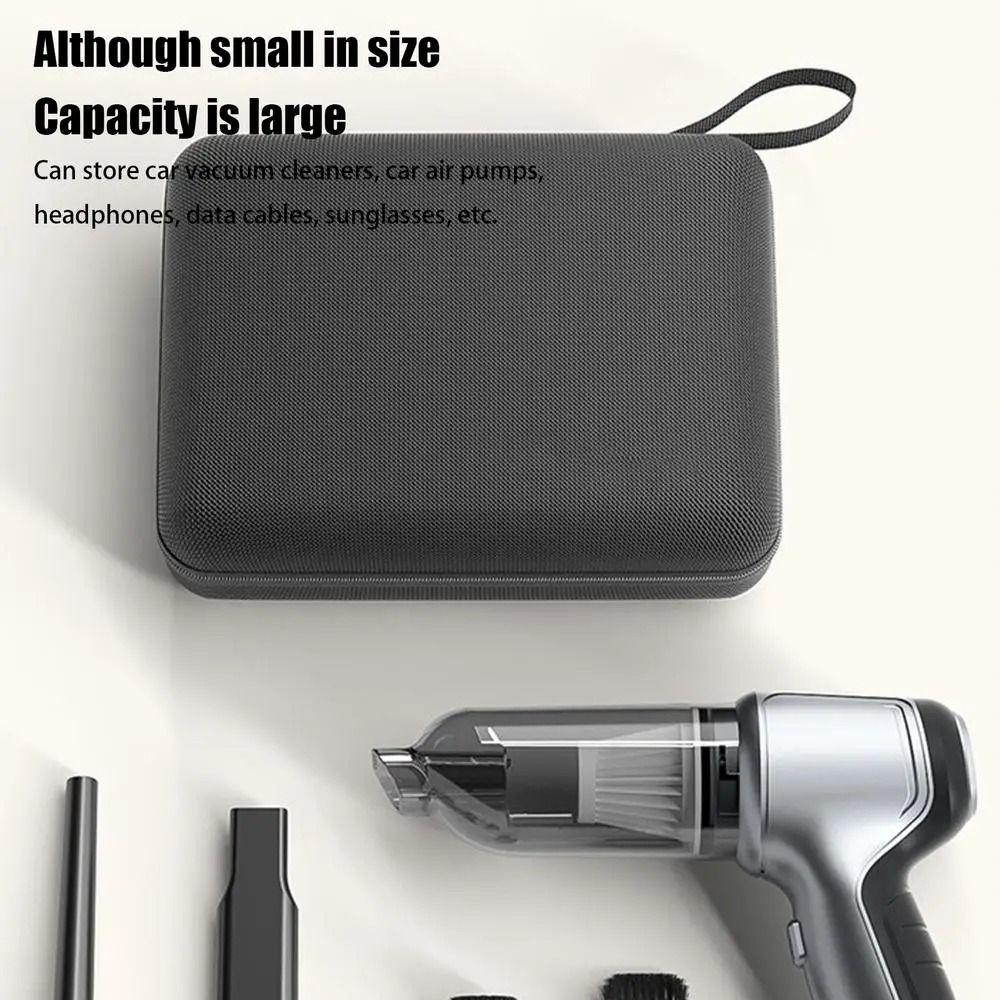 Zipper Closure Car Vacuum Cleaner Storage Bag with Handle Mini Hair Vacuum Organizer  Tool Storage