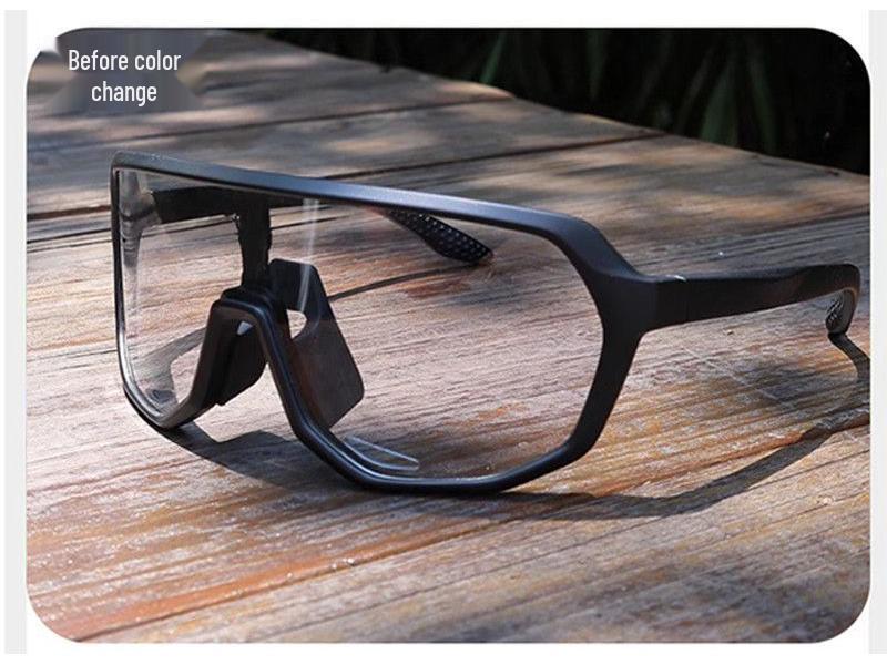 Photochromic Cycling Sunglasses for Day & Night Use - Windproof, Protective Eyewear for Biking, Running & Outdoor Activities