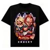 Halloween Vintage Chucky Horror Black Unisex T-Shirt S-5XL