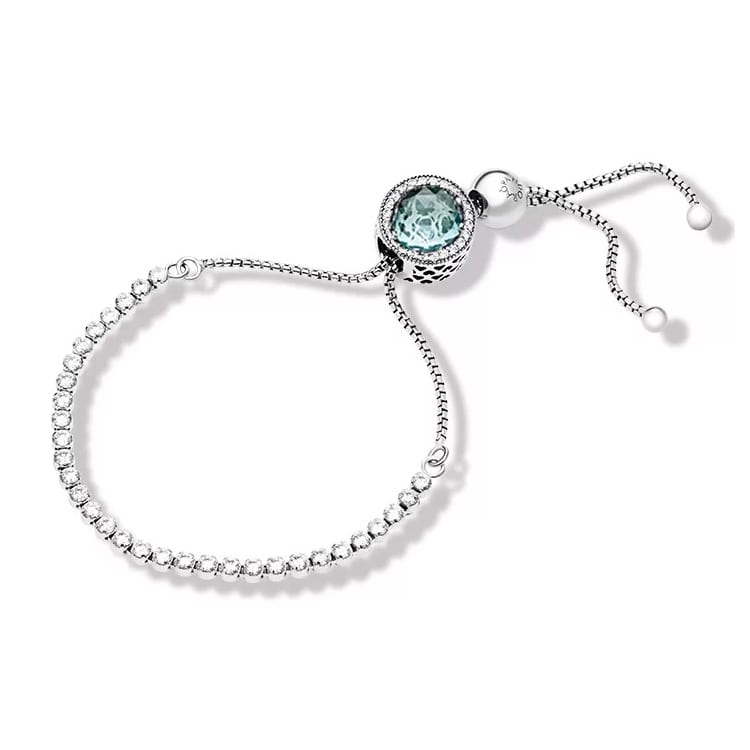 Pandora Shining Heart Charm Bracelet Women's ZT0134
