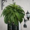 1Pcs Artificial Ferns for Outdoors, Large Faux Ferns Fake Ferns Artificial Plants, for Planter Garden Porch Entrance Home Windowsill Yards Decoraction