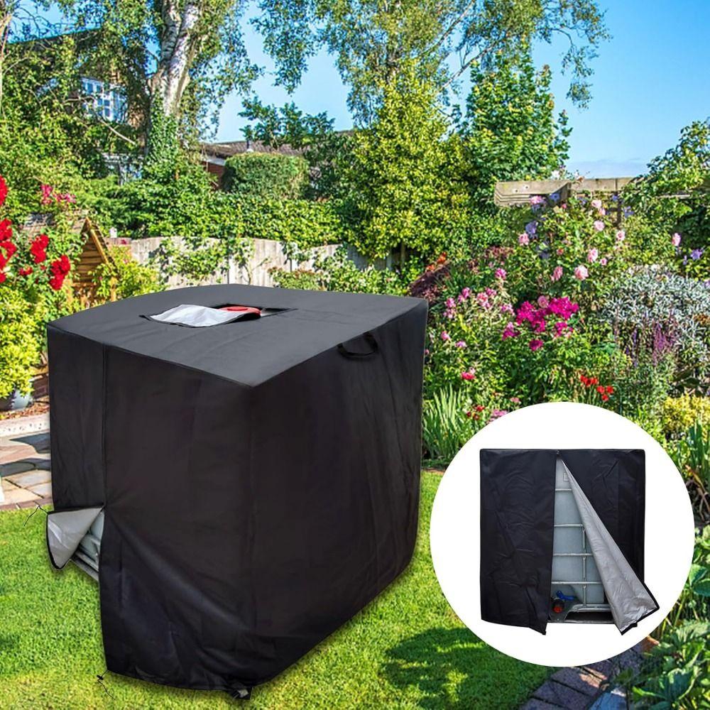 Waterproof Outdoor IBC Bucket Cover 1000 L IBC Container Protector Garden Yard Rain Container