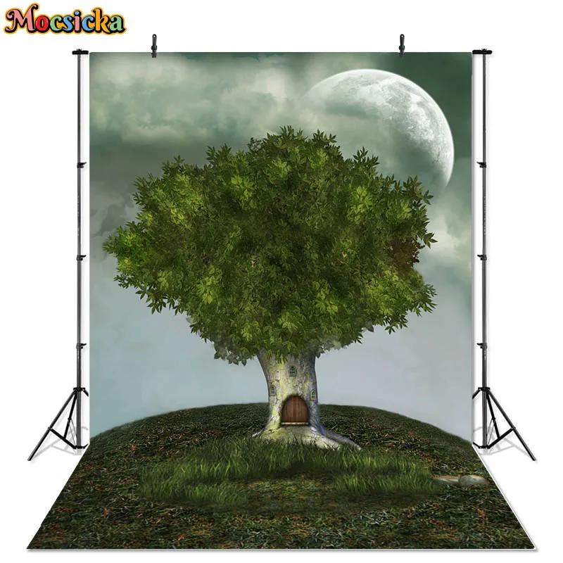 Spring Photography Backdrop Easter Grass Forest Fairyland Fairy Kids Baby Cake Smash Portrait Background Photo Studio Photophone