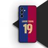 Handyhülle für Samsung Galaxy A35 A36 A55 A26 A05 A06 A14 A50 A51 A53 A54 A12 A13 A23 Hülle King Football Nr. 19 Fußball Nr. 19