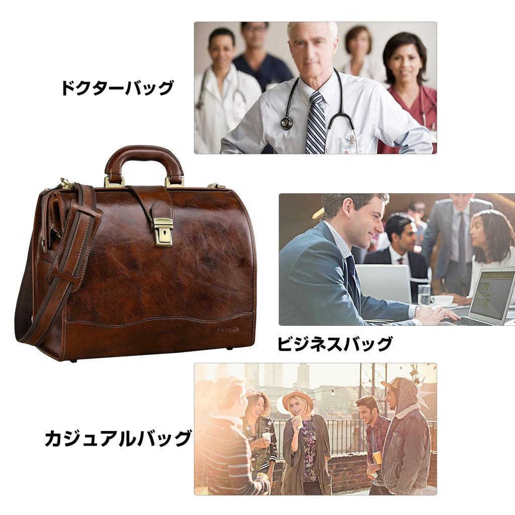 Vannus Herren Echtleder Business-Tasche, Großes Fassungsvermögen, Passt für 15,6-Zoll-Laptop, Steht von selbst, Perfekt für Geschäftsreisen, Jobsuche, Pendeln,
