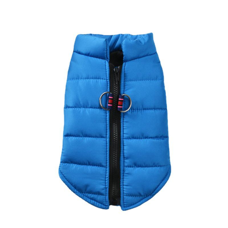 Autumn & Winter Warm Zipper Vest for Dogs - Fashionable & Stylish Pet Clothes