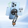 Aluminum Magnetic Phone Holder Anti Shake 360 Degree Rotating 1/4inch Screw Mount for Secure Phone Attachment Portable