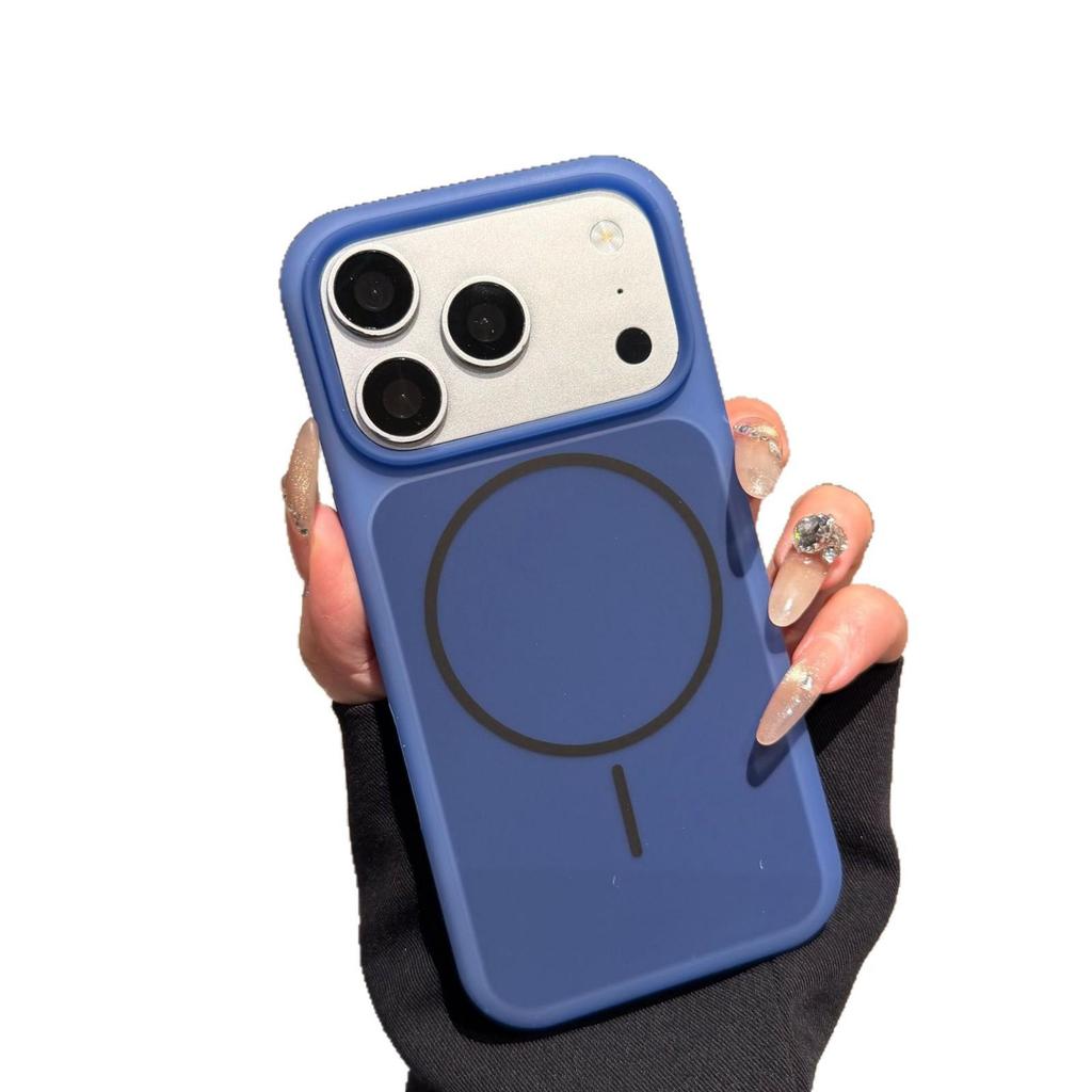 iPhone 17 Pro Max Case: Two-Tone Liquid Silicone, Magnetic, Drop-Proof for Apple 16/15