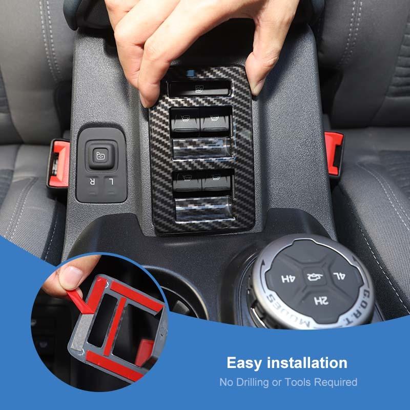 Center Console Handle Gear Shift Rearview Mirror Adjustment Decoration Protective Cover For Ford Bronco 2021 Up Car Interior Accessories