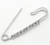 1/3/5/10 Pezzi Spilla di Sicurezza Spilla con Diamante Bianco Accessori Abbigliamento Donna Spilla Fissaggio Fai da Te Accessorio Fatto a Mano