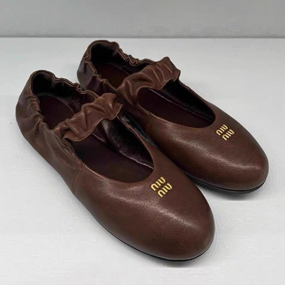 French Flat-soled Ballet Shoes Women's Spring New Versatile Comfortable Shallow Mouth Round Head Mary Jane Single Shoes