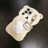 Pentru Samsung Galaxy S25 Ultra S24 S23 Plus S24 Ultra S25Ultra Breloc Drăguț Rilakkuma Husa Silicon Moale