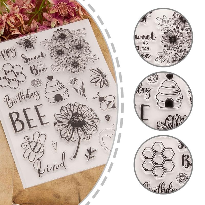 1Pc Silicone Photo Journal Album Decors Stamp 3D Scrapbooking Card Making Journaling Stamp Clear Stamp Seal Clear Stamp