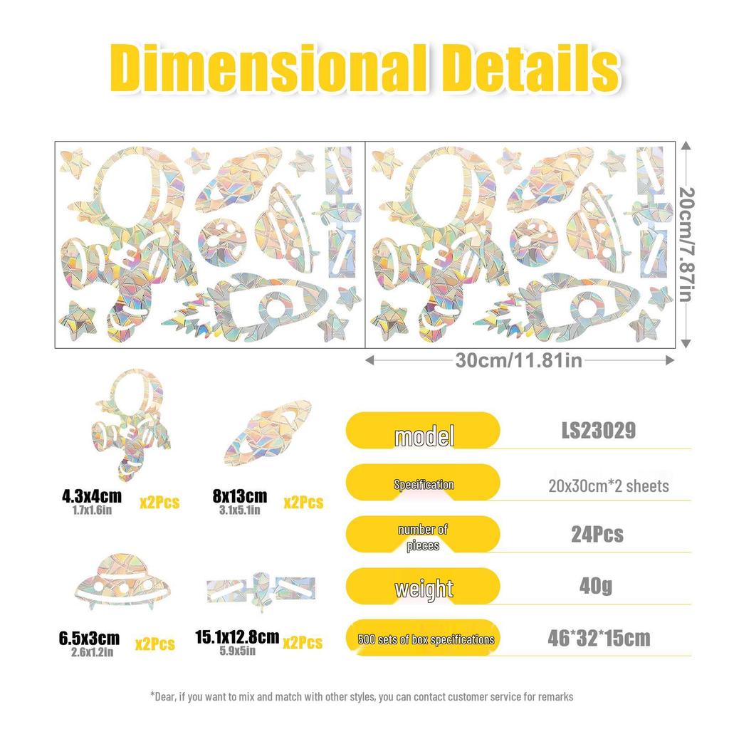 Colorful Rainbow Prism Butterfly Window Cling: Electrostatic Glass Decor & Sun Catcher