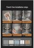 Triangle Corner Bathroom Shelf for Toiletries and Cosmetics