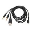 2m 3.5mm Audio Jack Cord with Lighting Gaming Headset Cable for SteelSeries Arctis Daily Use