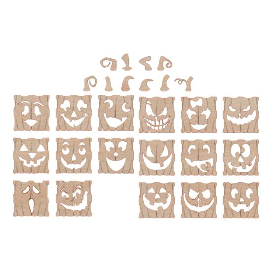 Halloweenská dýňová krabička Dřevěná krabička Jack-O-Lantern Ozdoba Stolní středový prvek Dýňová lucerna Krabička na halloweenskou párty dekoraci