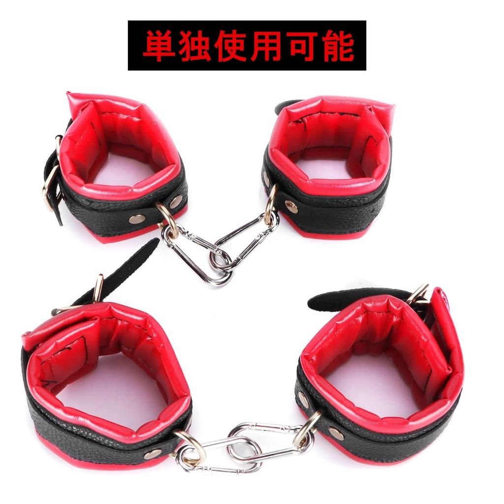 Soxeeh SM Goods SM Set SM Play Steel Restraint Rod Restraint Device Restraint Device Leg Shackles Handcuffs Both Hands Restraint Unisex Japanese