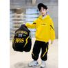 Autumn and Winter Three Piece Set Big Children's Casual Vest Three-piece Suit Boys'  Plus Velvet Thickened Suit