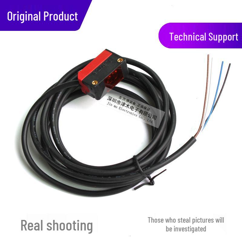 Laoyice FT5I.3/4P Reflective Photoelectric Sensor, PNP Output, 24V DC, 4-wire
