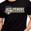 Jazz Live Music Graphic T-Shirt Trumpet Player Tee Music Lover Festival Gift Top