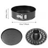 with Buckle Springform Cake Pan Detachable Bottom Cheesecake Mold 7 in Chiffon Cake Pan  Bread