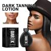 Lotion Bronzante Foncée pour Solarium, Lotion Bronzante Foncée, Lotion Bronzante Résistante au Transfert pour Solariums, Moins