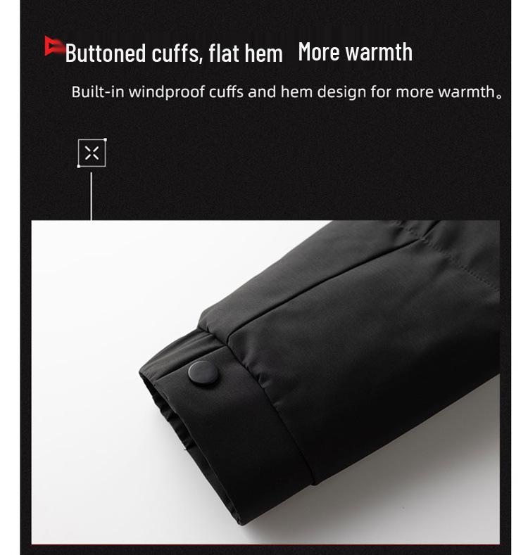 Men's Thickened Stand Collar Cotton Jacket - Casual, Warm, Trendy, Versatile Winter Coat