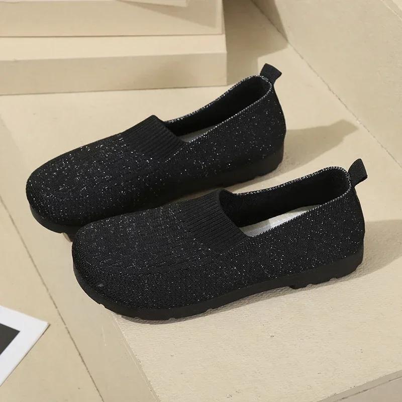 New mesh socks women's breathable and lightweight flat shoes women's Loafers breathable sports shoes women's Zapatillas Mujer