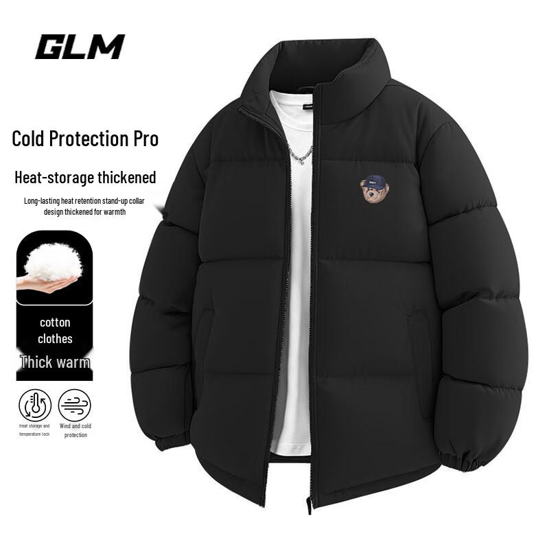

GLM Men s Winter Warm Hooded Padded Jacket 2XL