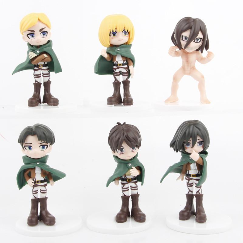 On Attack Titan Figure Model Toy Cartoon Living Room Tabletop Decoration Pieces