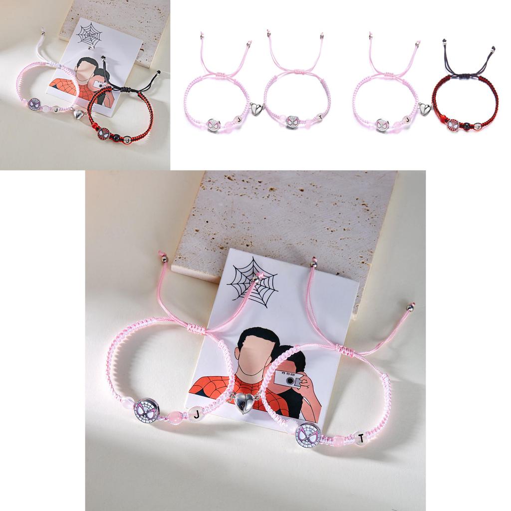 Marvel Spiderman Partner Magnetisches Armband Mit Kristallsteinen Für Geschenk Und Mode