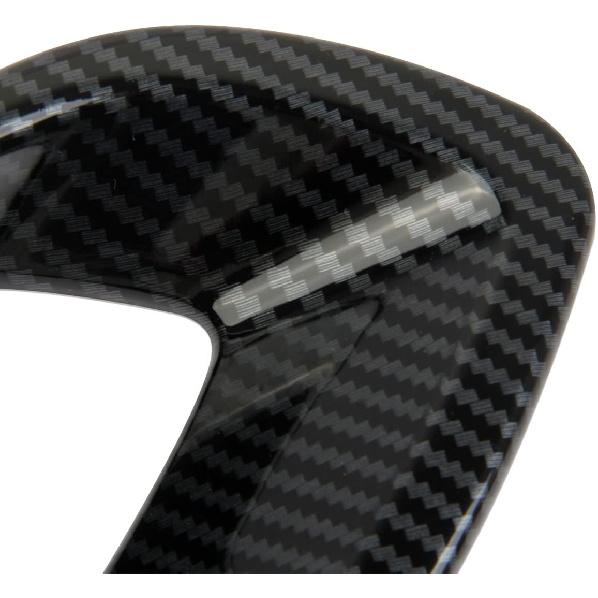 Crosselec Frontstoßstange aus Kohlefaser Wabenmuster Gittereinsätze Netzabdeckung Zierleiste Für Charger SRT/Scat Daytona 2015-2021