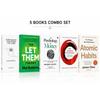 The Courage, Atomic Habits, Let Them, The Psychology, Dont Believe 5 Book Set UKN3149