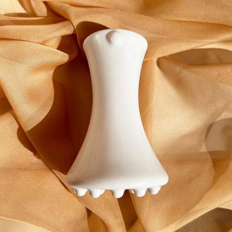 Ergonomic Ceramic Therapy Board: Gua Sha-Inspired Beauty Tool for Meridian Stimulation & Muscle Relief