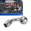 AN‑3 Banjo Eye Brake Hose Fitting Stainless Steel 90 degrees  Adapter Automobile Accessories
