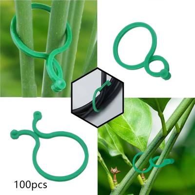 100 Pieces Plant Twist Clip Ties Fixing Clips ,Device Reusable,Versatile Usage Garden