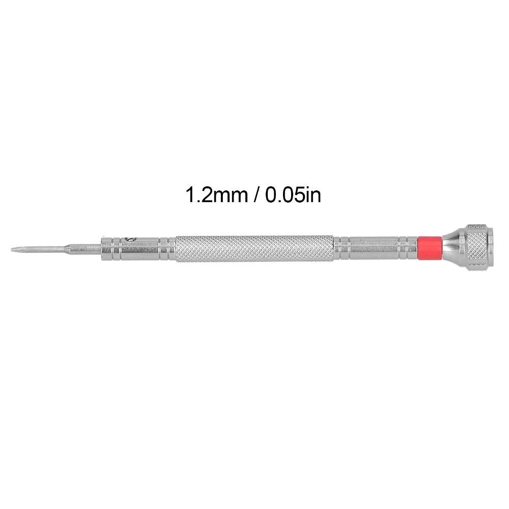 8 Sizes Watch Screwdriver Knurled Handle Design Slot Screwdriver  Professional Repair