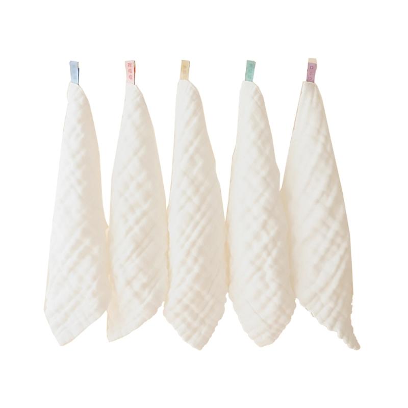 

Детское полотенце, слюнявчик для прорезывания зубов, мягкая отрыжка для малышей, толстый слой, носовой платок, полотенце для вытирания пота, полотенце для лица новорожденного, 5 шт. 1