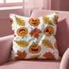 Cute Halloween scary pumpkin Cushion Cover Multi-Scene Pillow Cover for Home & Car - Reversible, Soft & Durable for Daily Use
