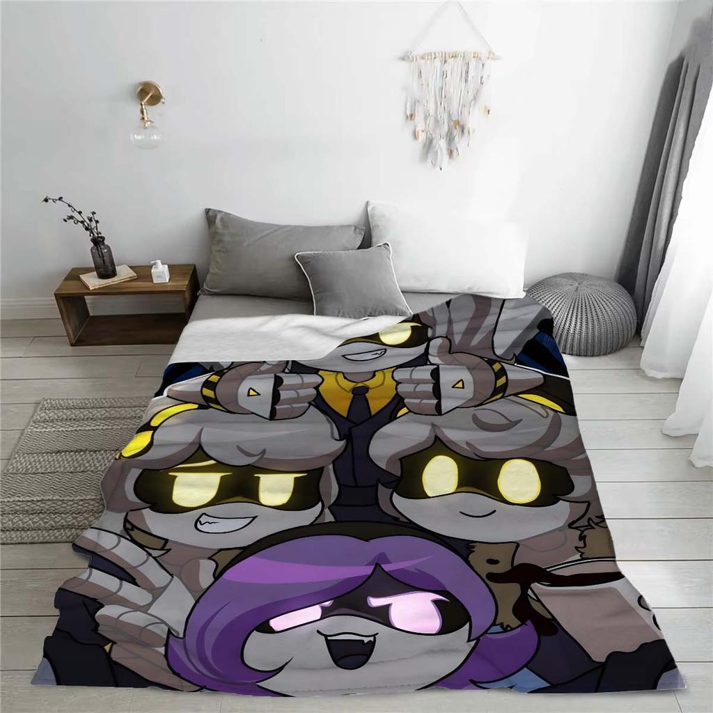 Murder Drones Cartoon Printed blanket Flannel Warm blankets Soft and comfortable blanket bed linings cubre cama Birthday Gift