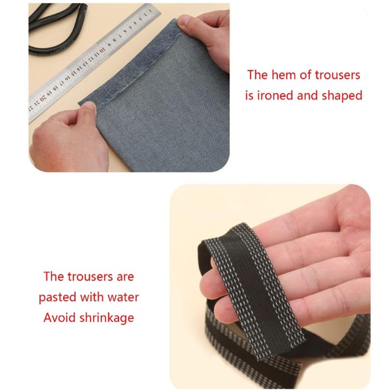 10Meter/10.9 Yards Iron-on Hem Tape for Suit Pants-Jeans DIY Sewing Pants-Edge Shorten Self-Adhesive Iron-on Fabric Tape