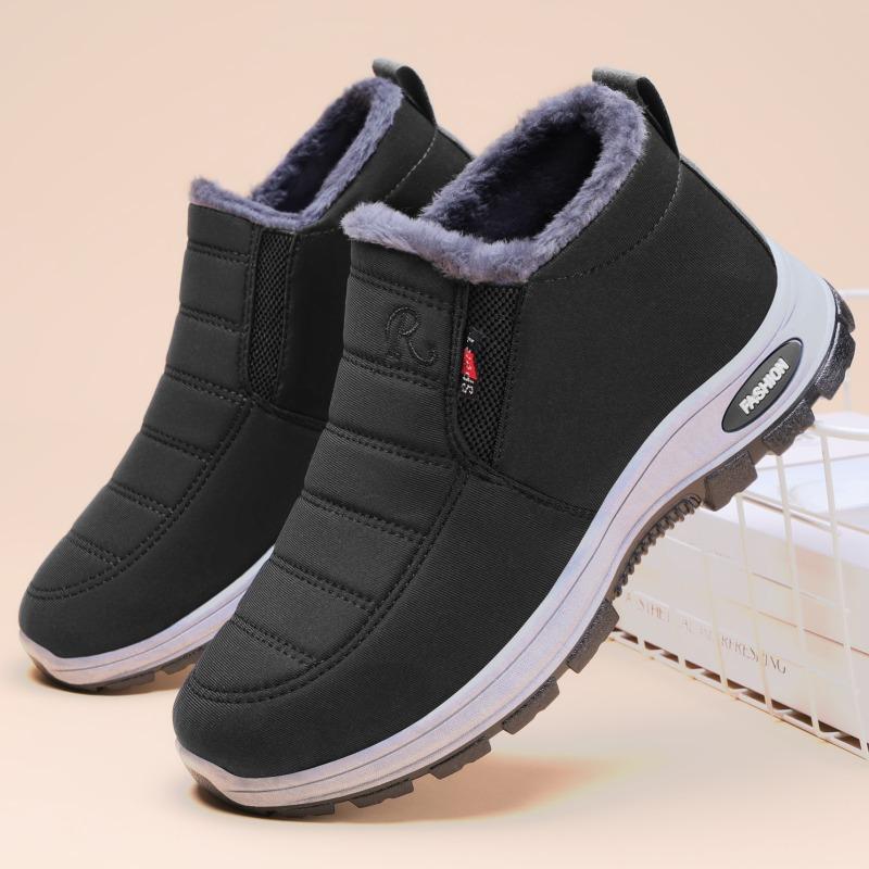 Cotton shoes men's winter men's boots large size couple cotton boots piled thickened short boots thick-soled snow boots