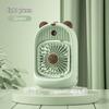Mini Cartoon Desktop Air Cooler: USB-Powered Refrigeration & Humidifying Spray Fan