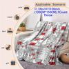 Winter Village Christmas Blanket Cozy Flannel Throw for Holiday Magic AllSeason Comfort Festive Scenery Gift