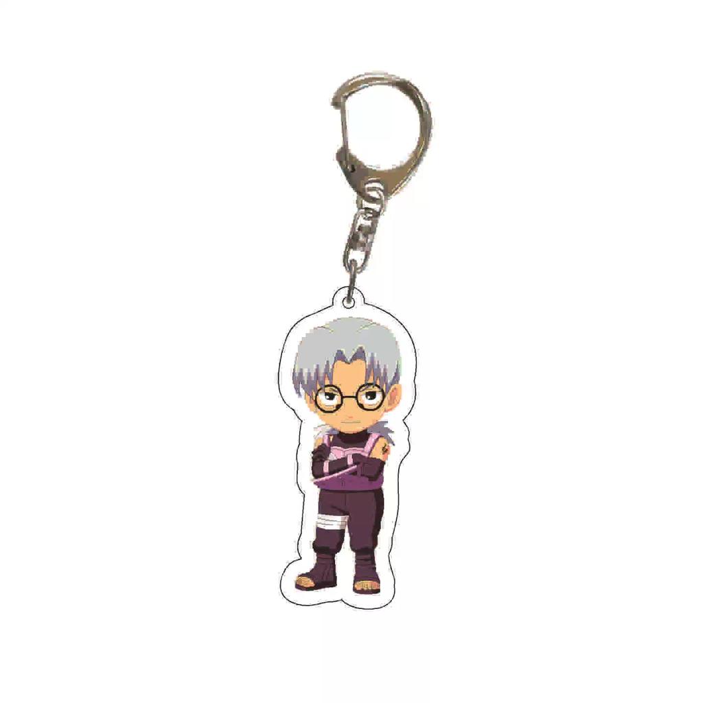 Llavero acrílico de Anime Naruto, accesorio, llavero de dibujos animados de Uzumaki Naruto